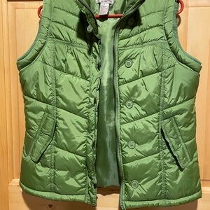 Paris Blues Olive Puffer Vest